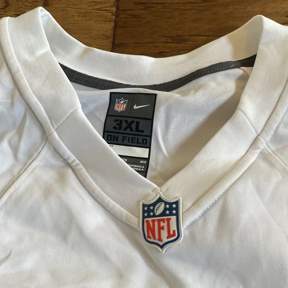 Detroit Lions NFL On Field Nike Men's Blank‎ Jersey White Size 3XL